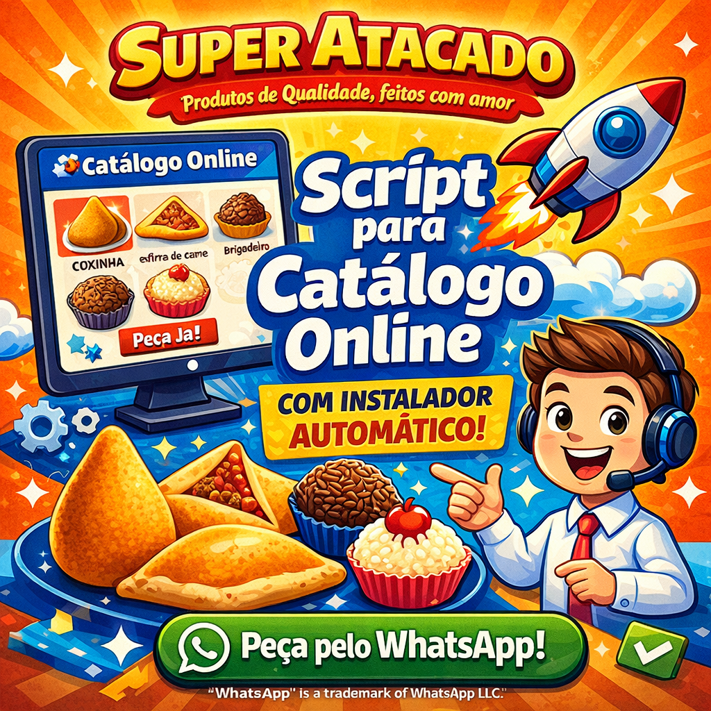 Catálogo online script completo