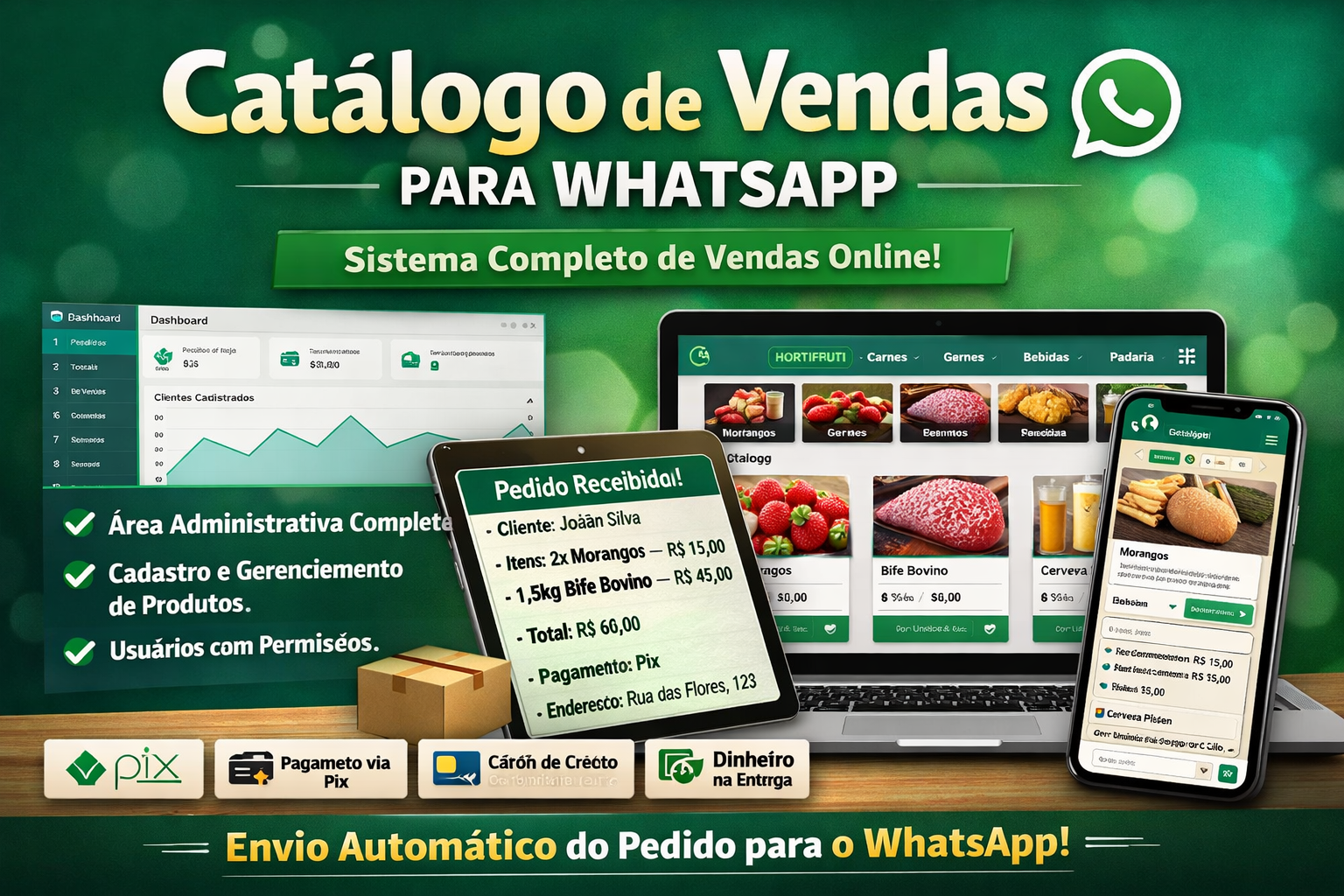 Catalogo para vendas pelo Whatsapp