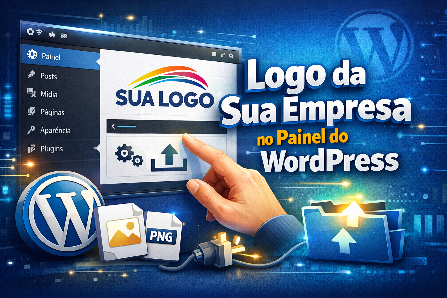 Sua logo no painel Wordpress