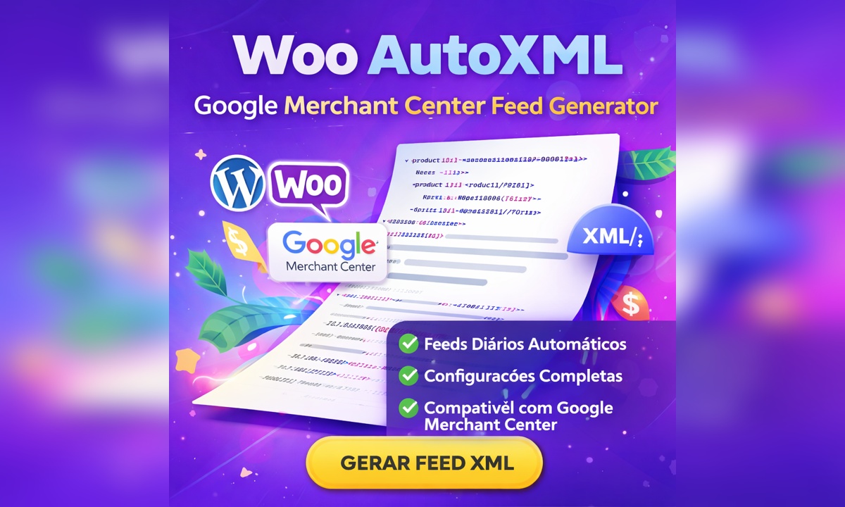 Woo AutoXML gerar automaticamente feeds XML