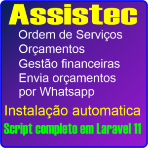 Script completo para assistência Técnica